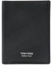 Tom Ford - Logo-print Leather Cardholder - Lyst