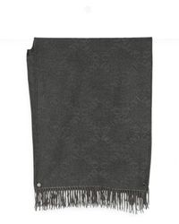 Liu Jo - Logo-Jacquard Fringed Scarf - Lyst
