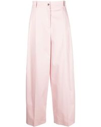 The Mannei - High-waisted Wide-leg Trousers - Lyst