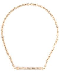 Marie Lichtenberg - 18Kt Candy Cane Pendant On Rosa Classic Chain 37Cm Necklace - Lyst