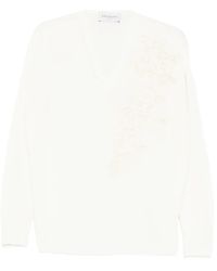 ERMANNO FIRENZE - Pull À Col V - Lyst
