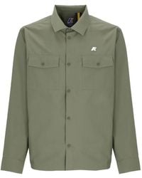 K-Way - Logo-Patch Flap-Pocket Shirt - Lyst