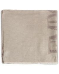 Emporio Armani - Logo-Jacquard Scarf - Lyst