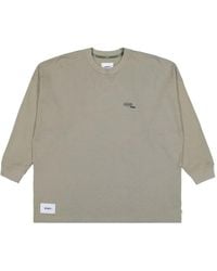 WTAPS - Long-Sleeve Cotton Sweatshirt - Lyst