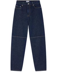 Ganni - Jeans Mit Kontrasteinsätzen - Lyst