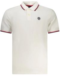 North Sails - Tipped-Trim Logo-Patch Polo Shirt - Lyst