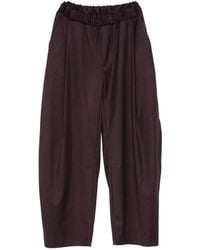 Imperial - Elasticated-Waistband Wide-Leg Trousers - Lyst