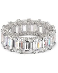 Anabela Chan - Dust Baguette Eternity Ring Met Diamant - Lyst