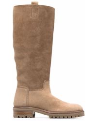 Pedro Garcia Knee-high Leather Boots - Brown