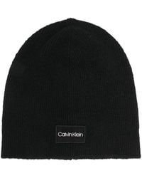 Calvin Klein - Bonnet à patch logo - Lyst