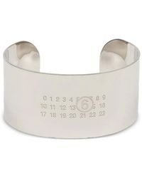 MM6 by Maison Margiela - Numeric Signature Cuff Bracelet - Lyst