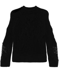 Ermanno Scervino - Lace-Detail Sweater - Lyst