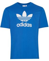 adidas - Trefoil Logo-Print T-Shirt - Lyst