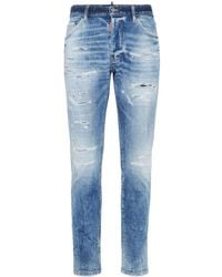 DSquared² - Jean Stretch À Effet Usé - Lyst