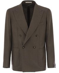 Tagliatore - Double-Breasted Patch-Pocket Blazer - Lyst