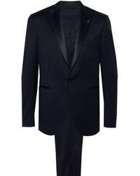 Tagliatore - Single-breasted Three-piece Suit - Lyst