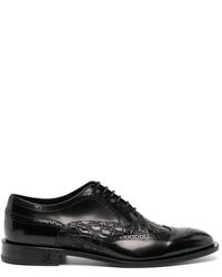 Philipp Plein - Leather Derby Oxford Shoes - Lyst