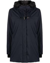 Fay - toggle-detail Hooded Parka - Lyst