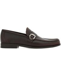 Ferragamo - Caspian Leather Loafers Shoes - Lyst
