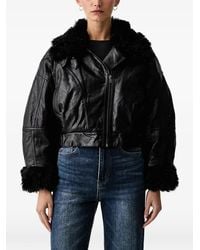 ELEH - Cropped Zip-Up Jacket - Lyst