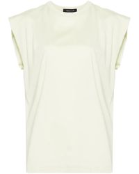 Fabiana Filippi - Sleeveless Cotton T-Shirt - Lyst