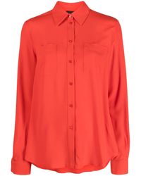 Pinko - Long-sleeved Button-up Shirt - Lyst