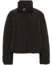 Lemaire - Down Veste avec collier surélevé - Lyst