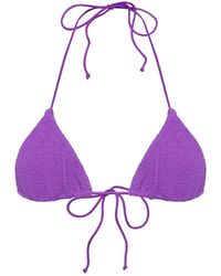 Mc2 Saint Barth - Top de bikini fruncido - Lyst
