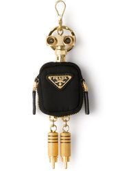 Prada - Robot Charm Keychain - Lyst