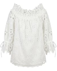 Ermanno Scervino - Blouse À Broderies - Lyst