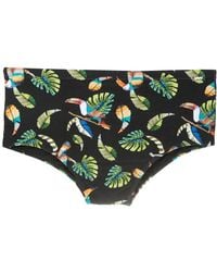 Amir Slama - Tropical-Print Swim Trunks - Lyst
