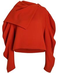 A.W.A.K.E. MODE - Draped Blouse - Lyst