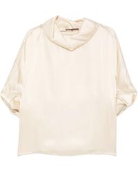 Rochas - Cowl-Neck Blouse - Lyst