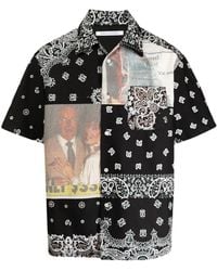 Children of the discordance - Camicia Con Stampa Bandana - Lyst
