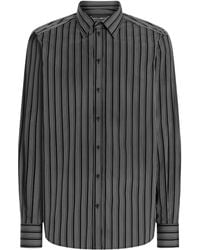 Dolce & Gabbana - Striped Long-Sleeve Shirt - Lyst