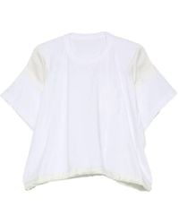 Sacai - Chest-Pocket T-Shirt - Lyst