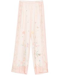 forte_forte - Floral Print Trousers - Lyst