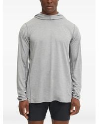 Fjallraven - Abisko Logo-Embroidered Thumb-Slot Hoodie - Lyst