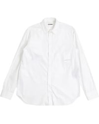 Jil Sander - Concealed Button-Cuffs Shirt - Lyst