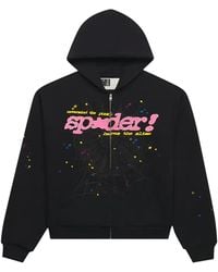 Sp5der - Punk V2 Zip-Up Hoodie - Lyst