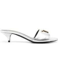 Tom Ford Logo Slides in Black | Lyst Tom Ford Logo Slides in Black | Lyst