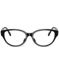Swarovski - Cat-Eye-Brille Mit Kristallen - Lyst