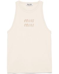 Miu Miu - Tank Top - Lyst