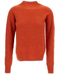 Drumohr - Gestrickter Pullover Mit Stehkragen - Lyst