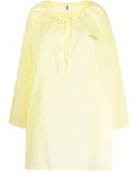 Moschino - Kleid mit Logo-Print - Lyst