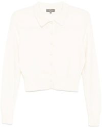 N.Peal Cashmere - Thea Collared Cardigan - Lyst