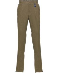 Manuel Ritz - Mid-rise Tailored Linen Trousers - Lyst