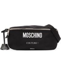 Moschino - Gürteltasche mit Logo-Print - Lyst