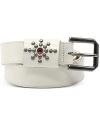 HTC - Studded Leather Belt - Lyst