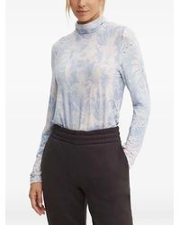 Sportalm - Paisley-Print High-Neck Top - Lyst